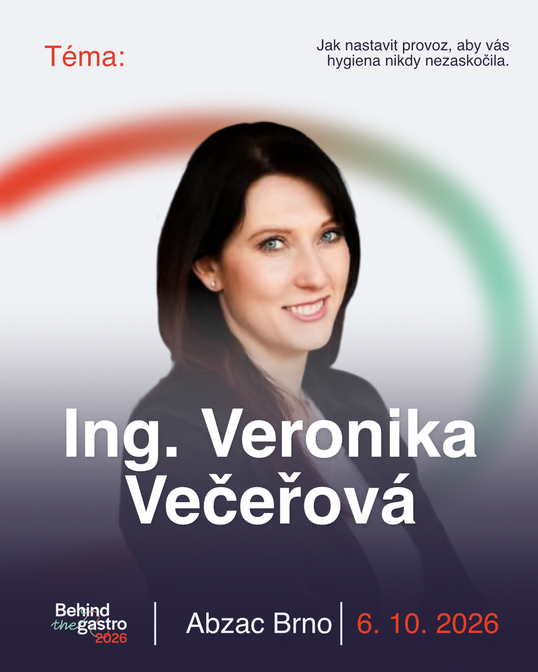 Medailonek řečníkyně – Večeřová